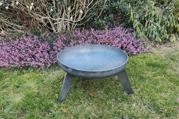 Přenosné ohniště Ø 50 cm kovové P - surové