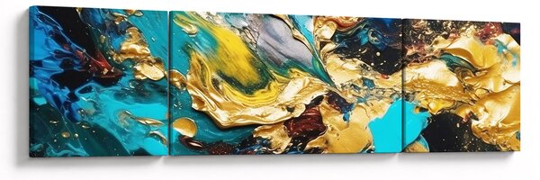 Obraz - Texturovaná olejomalba (170x50 cm)