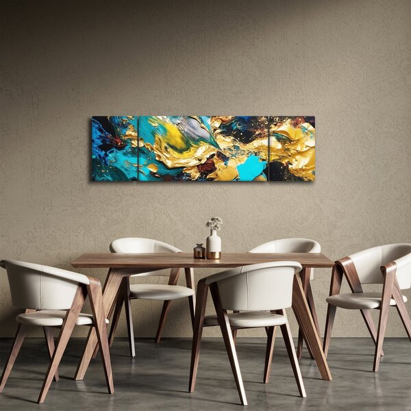 Obraz - Texturovaná olejomalba (170x50 cm)