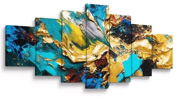 Obraz - Texturovaná olejomalba (210x100 cm)
