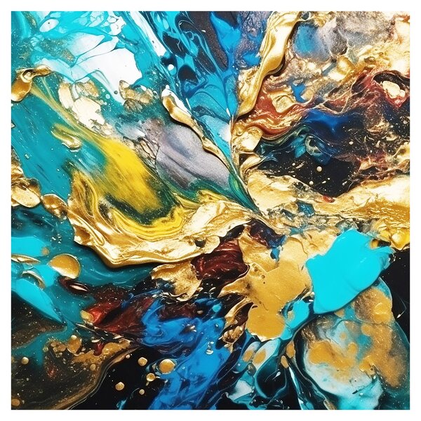 Obraz - Texturovaná olejomalba (30x30 cm)