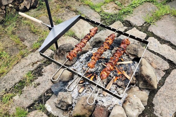 Nerezová jehla na grilování
