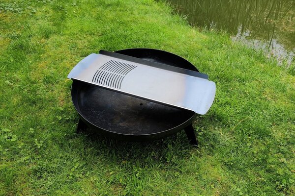 Grilovací plát na přenosné ohniště Ø 80 cm
