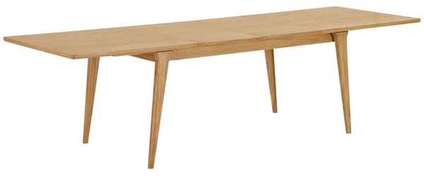 Nordic Living Dubový rozkládací jídelní stůl Darvin 240/340 x 100 cm