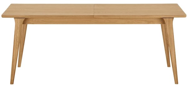 Nordic Living Dubový rozkládací jídelní stůl Darvin 240/340 x 100 cm