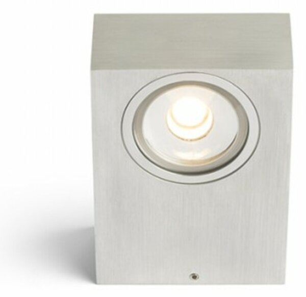 RED - DESIGN RENDL RENDL KORSO I nástěnná česaný hliník 230V LED 5W 120° IP54 3000K R12829