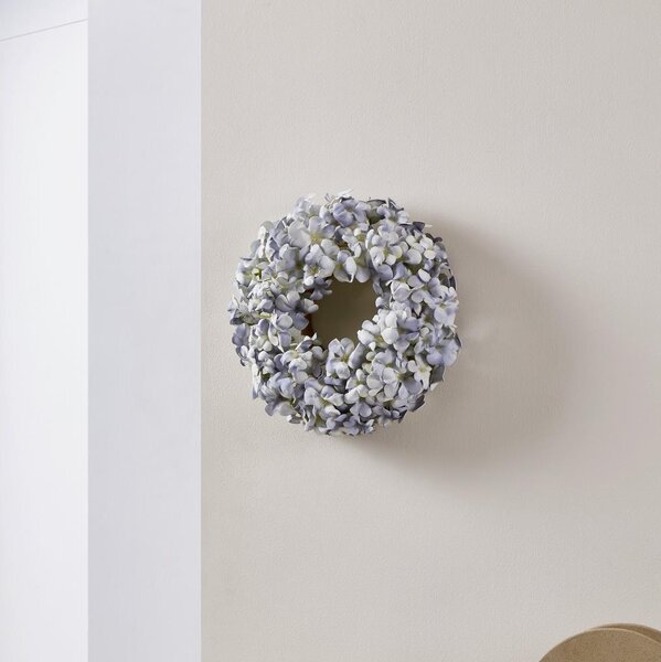 Eglo 428206 - Umělý květinový věnec SOLVANG pr. 35 cm modrá