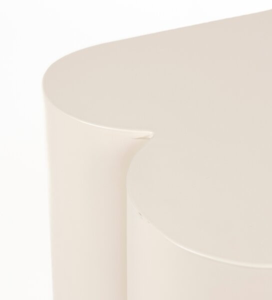 Béžová kovová stolička ZUIVER SHAPE 40 cm
