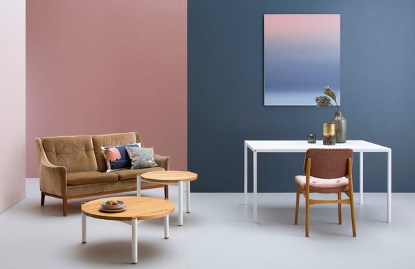 Take Me Home Bílý kovový jídelní stůl Simplico 160 x 90 cm