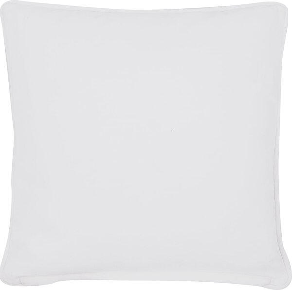 Vyšívaný povlak na polštář Laurel White 40 × 40 cm