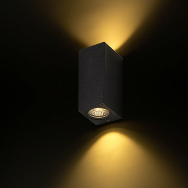 RED - DESIGN RENDL RENDL KUBI II antracitová 230V LED 2x3W 56° IP54 3000K R12028