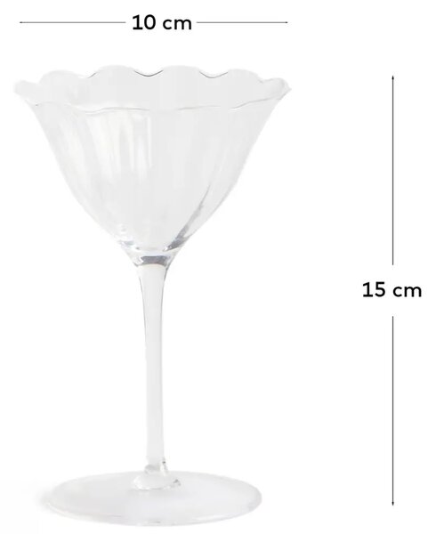 Kave Home Sklenička na kokteil Neia 290 ml