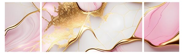 Obraz - Mramorový design (170x50 cm)