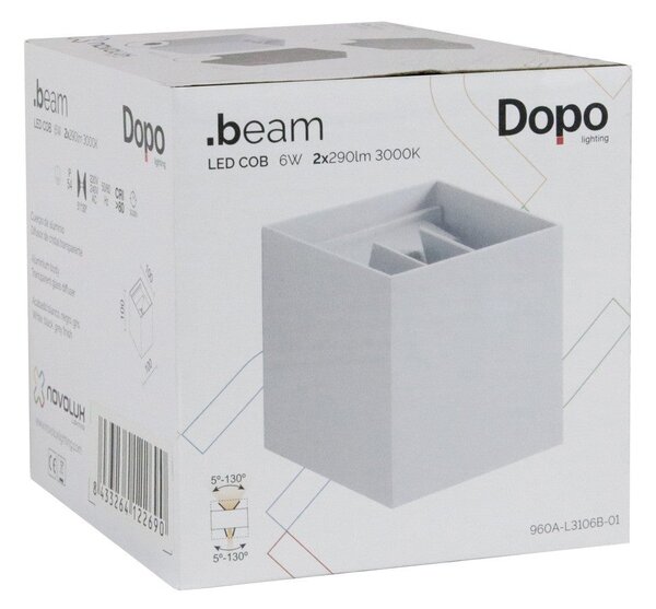 Dopo Beam up/down LED přisazené svítidlo bílé