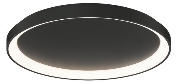 ACB Iluminacion Stropní LED svítidlo GRACE, ⌀ 58 cm, 50W, CRI90 Barva: Černá, Teplota světla: CCT switch 2700/3000K, Stmívání: ON/OFF