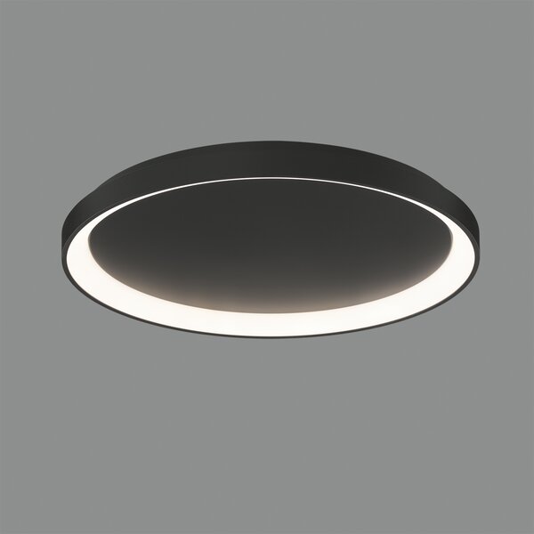 ACB Iluminacion Stropní LED svítidlo GRACE, ⌀ 58 cm, 50W, CRI90 Barva: Černá, Teplota světla: 4000K - denní bílá, Stmívání, řízení: ON/OFF (bez stmívání)