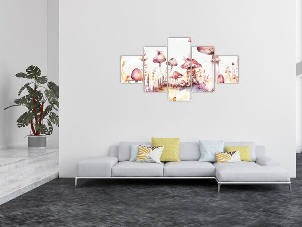 Obraz - Růžová víla (125x70 cm)