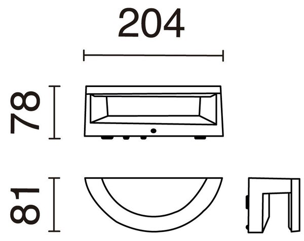Dopo Loop wall LED přisazené svítidlo 3000K