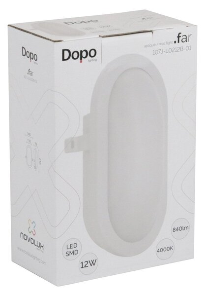 Dopo Far Oval LED přisazené svítidlo bílé