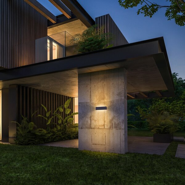 Cristher Stone wall LED přisazené svítidlo Červená