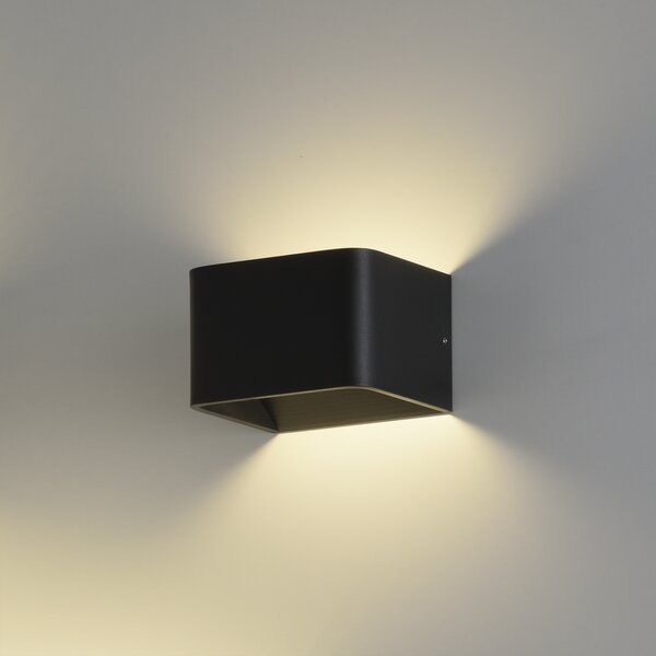 ACB Iluminacion Nástěnné LED svítidlo ICON, š. 12 cm, 8,5W, CRI90, CCT switch 2700-3000K Barva: Bílá, Stmívání, řízení: DALI/PUSH