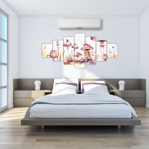 Obraz - Růžová víla (210x100 cm)