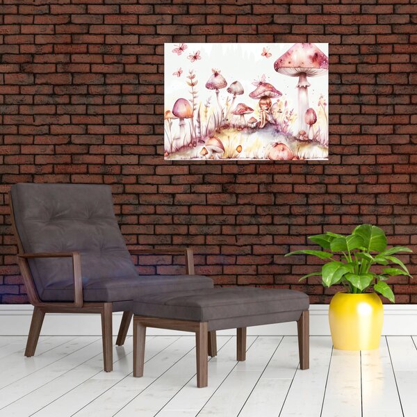 Obraz - Růžová víla (70x50 cm)