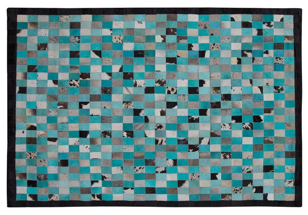 Koberec NIKFER Tyrkysová 160 x 230 cm Kůže