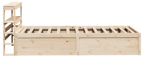 Rám postele s čelem 75 x 190 cm masivní borovice 3306366