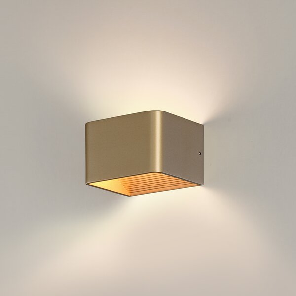 ACB Iluminacion Nástěnné LED svítidlo ICON, š. 12 cm, 8,5W, CRI90, CCT switch 2700-3000K Barva: Bílá, Stmívání, řízení: DALI/PUSH