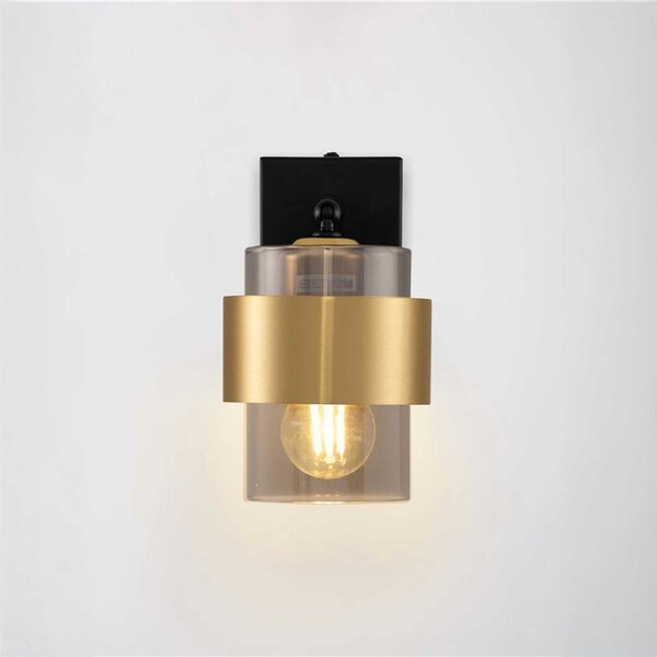 Nova Luce Sianna E27 skleněné nástěnné svítidlo Bez spínače