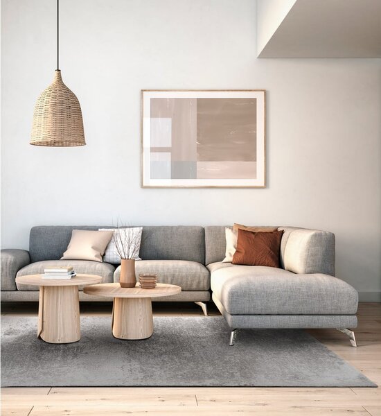Šedý vlněný koberec 133x190 cm Tizo – Agnella