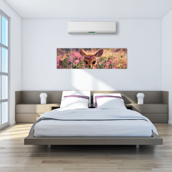 Obraz - Roztomilá srnečka (170x50 cm)