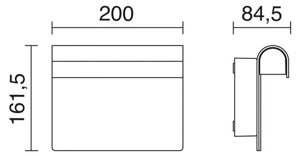 Dopo Number LED přisazené svítidlo