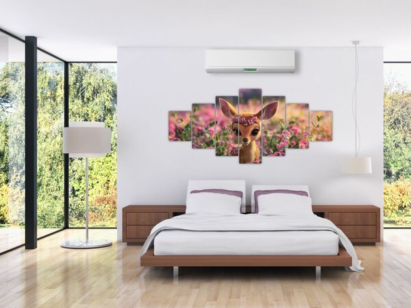 Obraz - Roztomilá srnečka (210x100 cm)