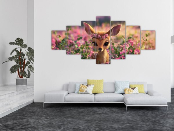 Obraz - Roztomilá srnečka (210x100 cm)
