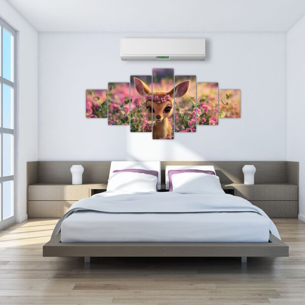 Obraz - Roztomilá srnečka (210x100 cm)