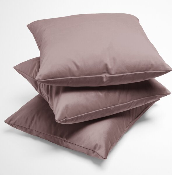Biante Sametový povlak na polštář Velvet Premium SVP-002 Starorůžový 40x40 cm - SKLADEM