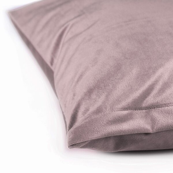 Biante Sametový povlak na polštář Velvet Premium SVP-002 Starorůžový 40x40 cm - SKLADEM