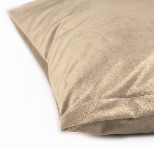 Biante Sametový povlak na polštář Velvet Premium SVP-006 Pískově béžový 35 x 45 cm