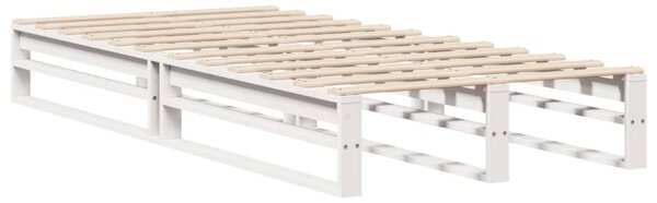 Postel bez matrace bílá 75 x 190 cm masivní borovice 3306511