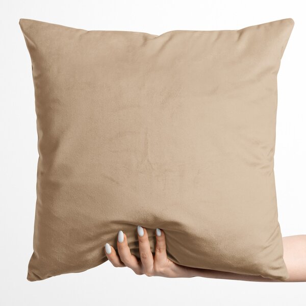 Biante Sametový povlak na polštář Velvet Premium SVP-006 Pískově béžový 35 x 45 cm