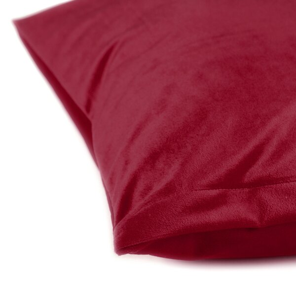 Biante Sametový povlak na polštář Velvet Premium SVP-007 Malinově červený 30 x 50 cm
