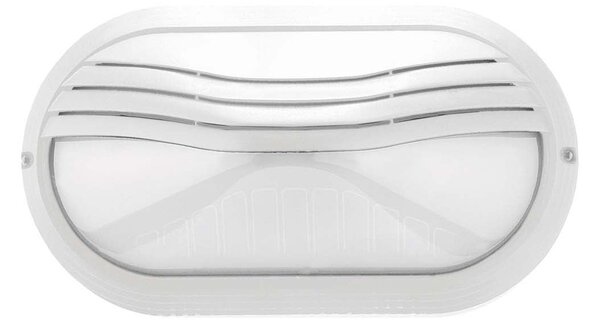 Cristher Plaff oval hood E27 přisazené svítidlo bílé