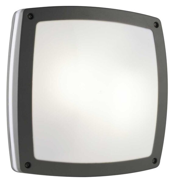 Dopo Kira square E27 přisazené svítidlo antracitové 295x185mm