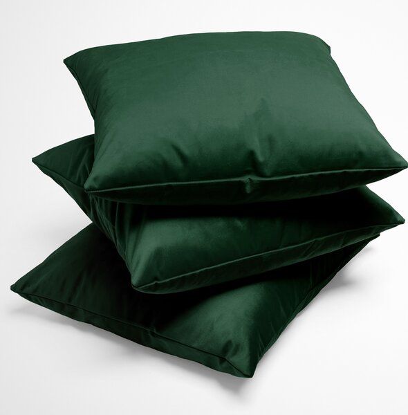 Biante Sametový povlak na polštář Velvet Premium SVP-012 Zelený 30 x 50 cm