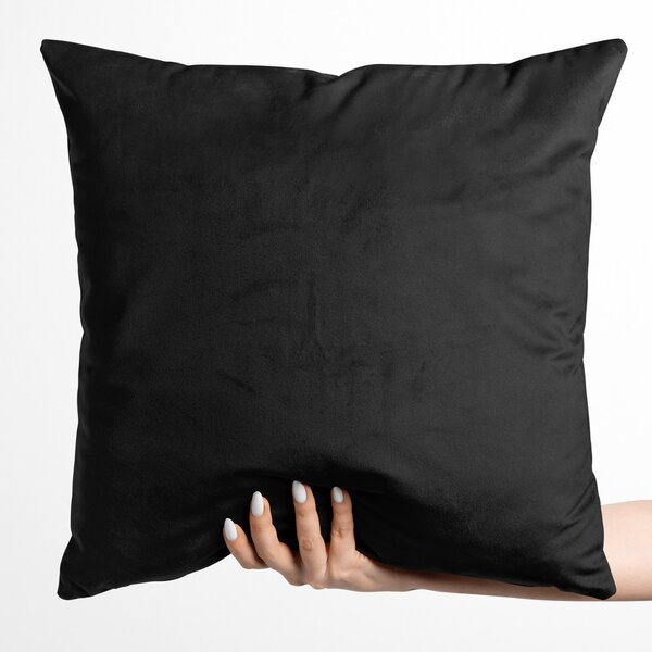 Biante Sametový povlak na polštář Velvet Premium SVP-014 Černozelený 30 x 50 cm