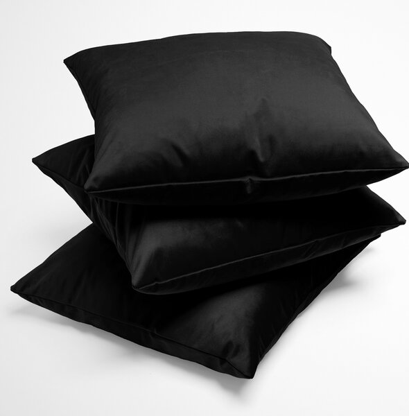 Biante Sametový povlak na polštář Velvet Premium SVP-014 Černozelený 30 x 50 cm