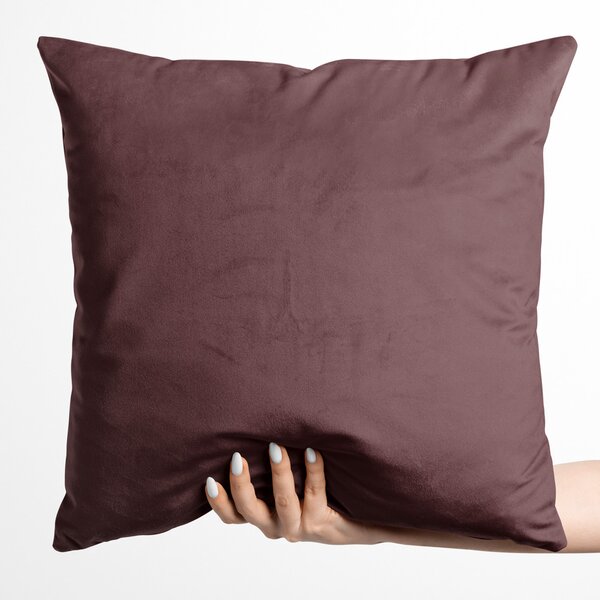 Biante Sametový povlak na polštář Velvet Premium SVP-019 Hnědofialový 30 x 50 cm