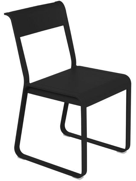 Černá kovová zahradní židle Fermob Bellevie